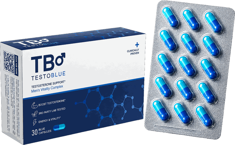 Testo Blue Male Enhancement Capsules